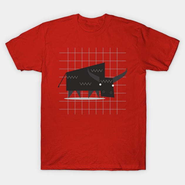 Geometry Buffalo T-Shirt by ROJOLELE